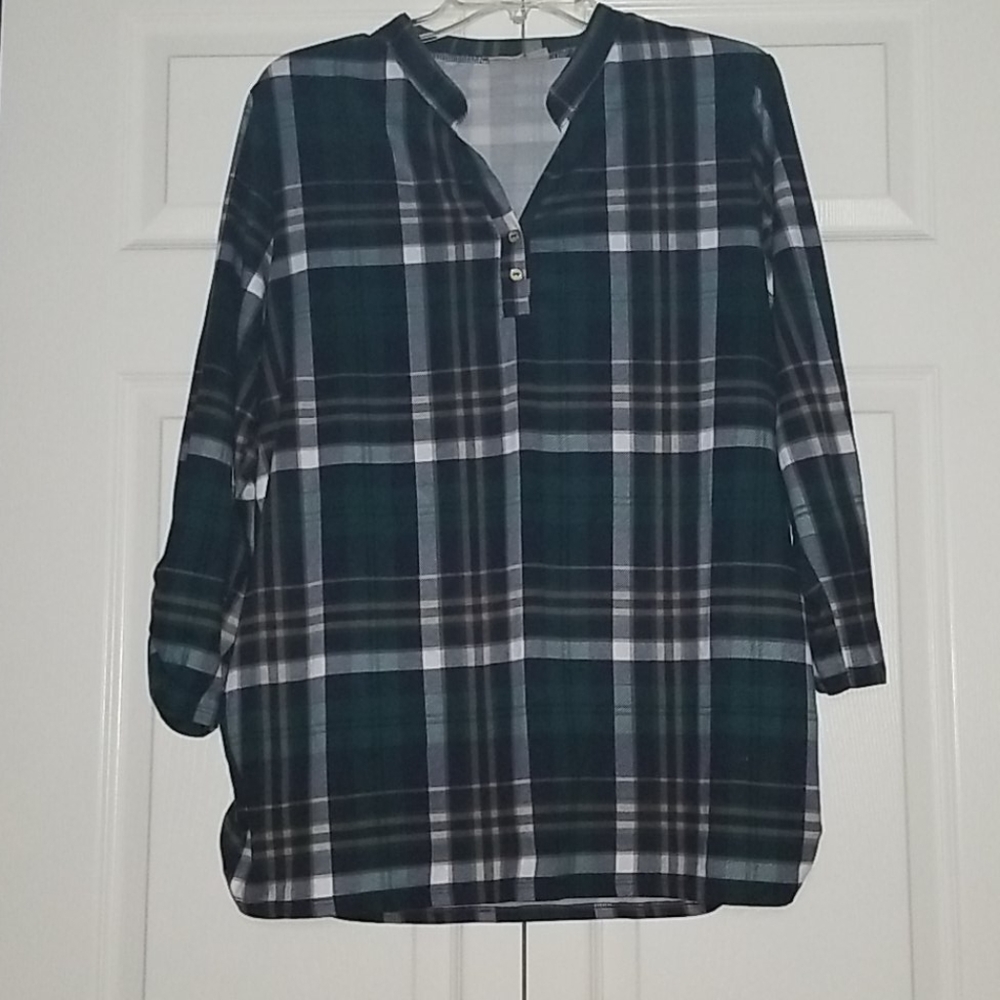 Plaid Top